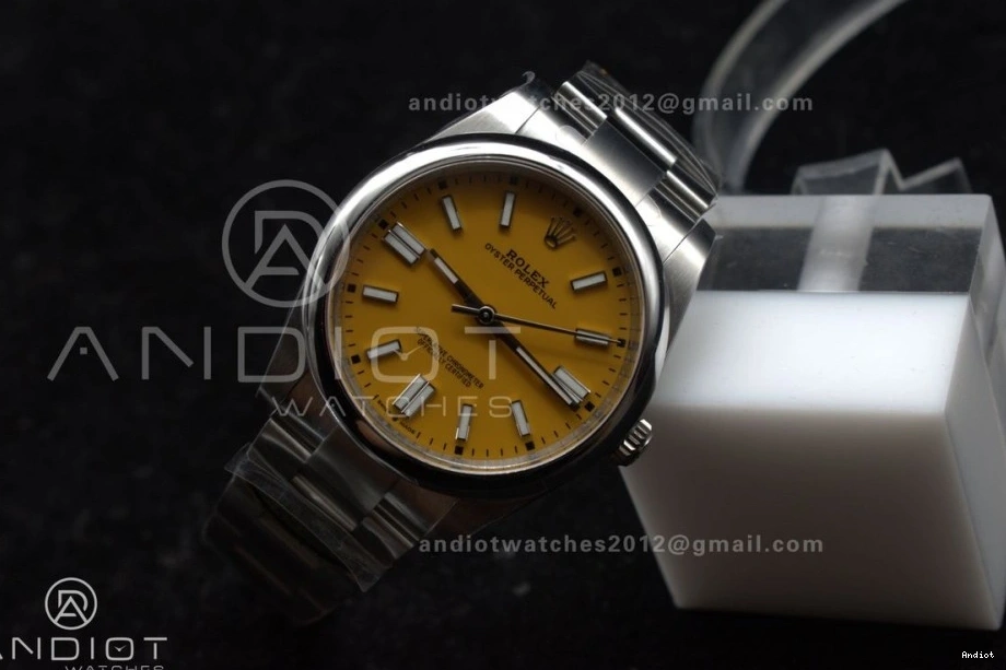 Dial 904L 124300 Clean Steel Perpetual Oyster VR3230 Edition Best Yellow 41mm 1:1 0322